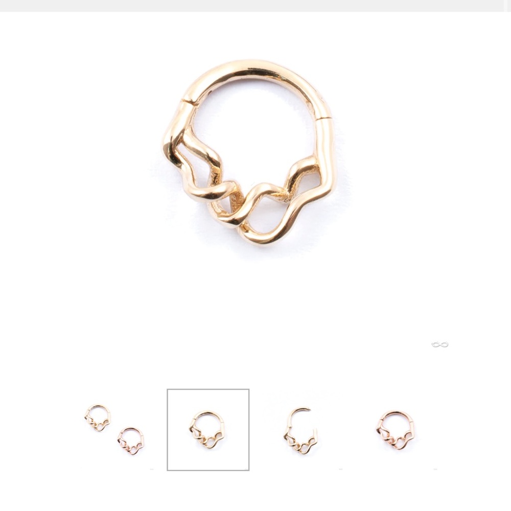 Pupil Hall Entanglement Clicker in Gold